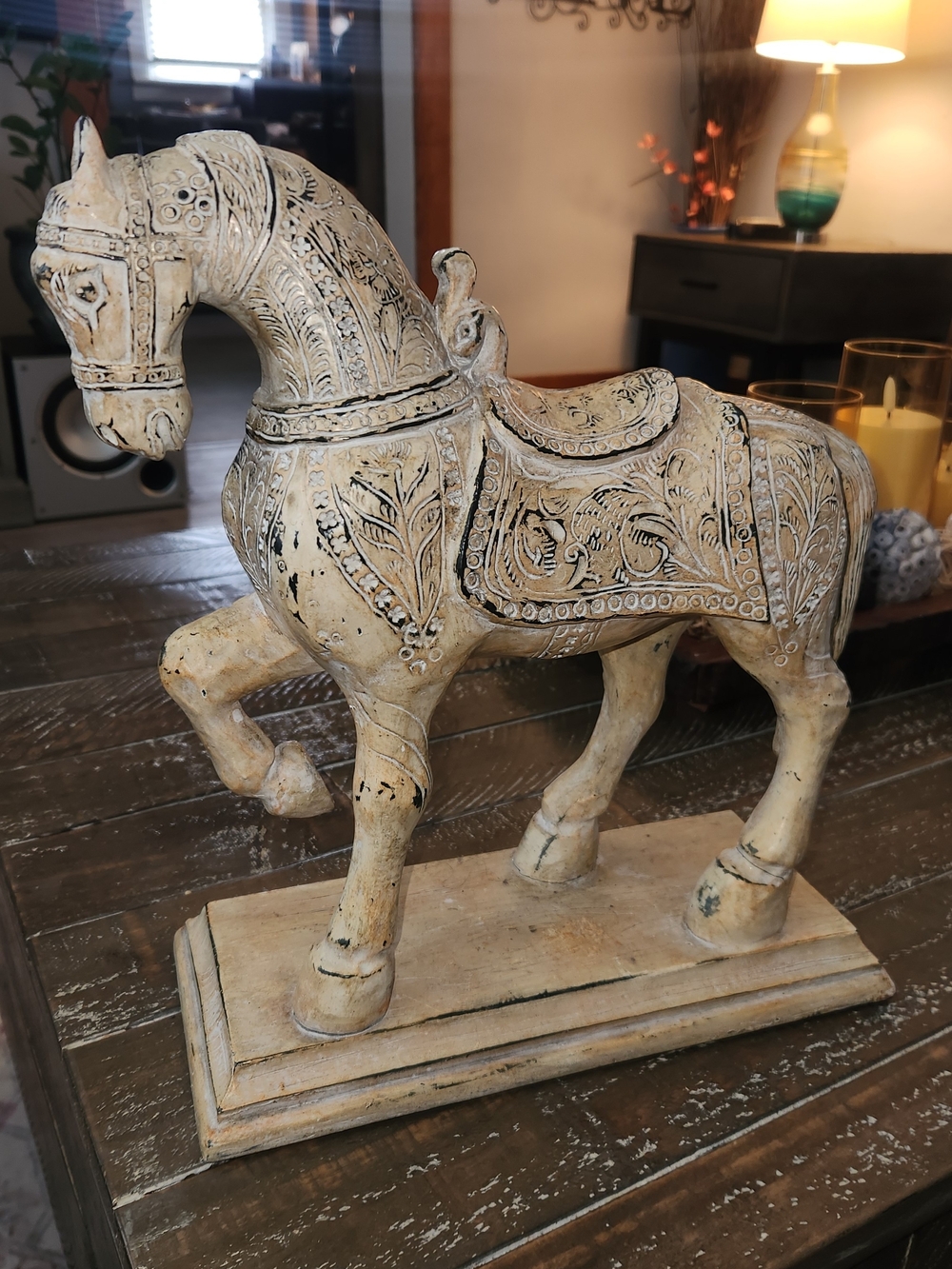 War Horse Statue. 12x10.5"